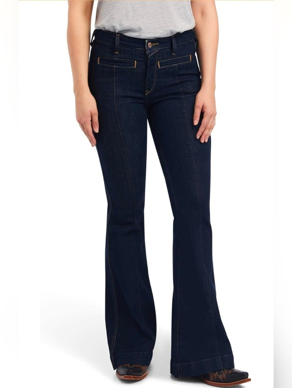 Ariat Womens R.e.a.l. High Rise Alexa Flare Jean
Size 34R